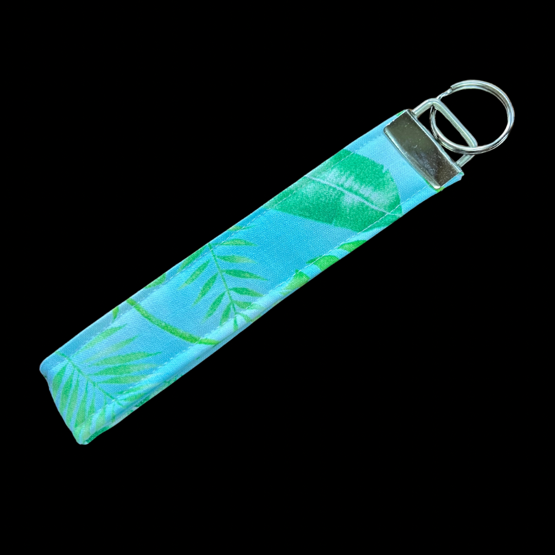 Hawaiian Leaves Keychain Wristlets